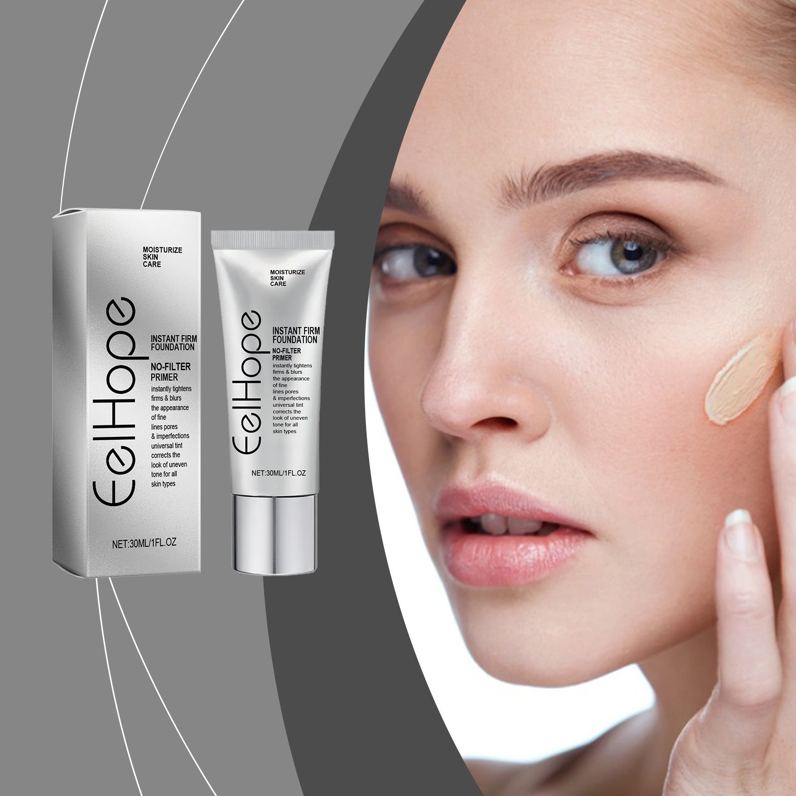 Moisturizing Concealing Foundation Long Lasting Smear-proof Makeup