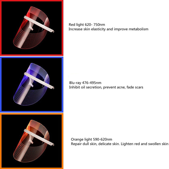 Rechargeable Led Beauty Mask Photon Skin Rejuvenation Device