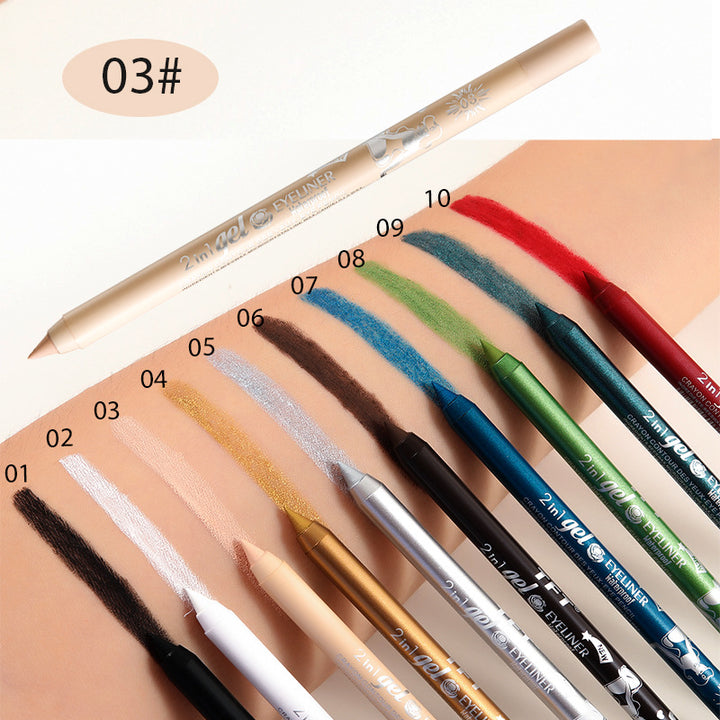 Long Lasting Eyeliner Pen Color Pigment Waterproof Gel Eyeliner Makeup