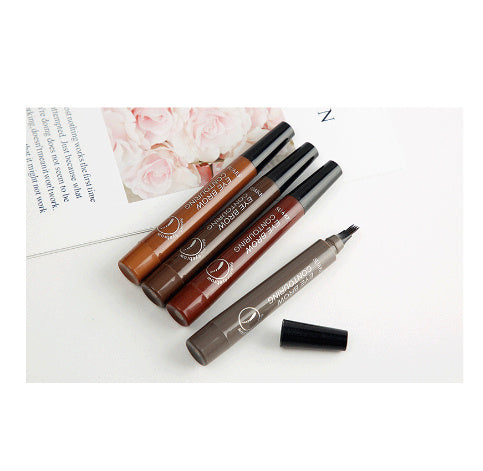 Four-headed Eyebrow Pencil Long-lasting No Blooming