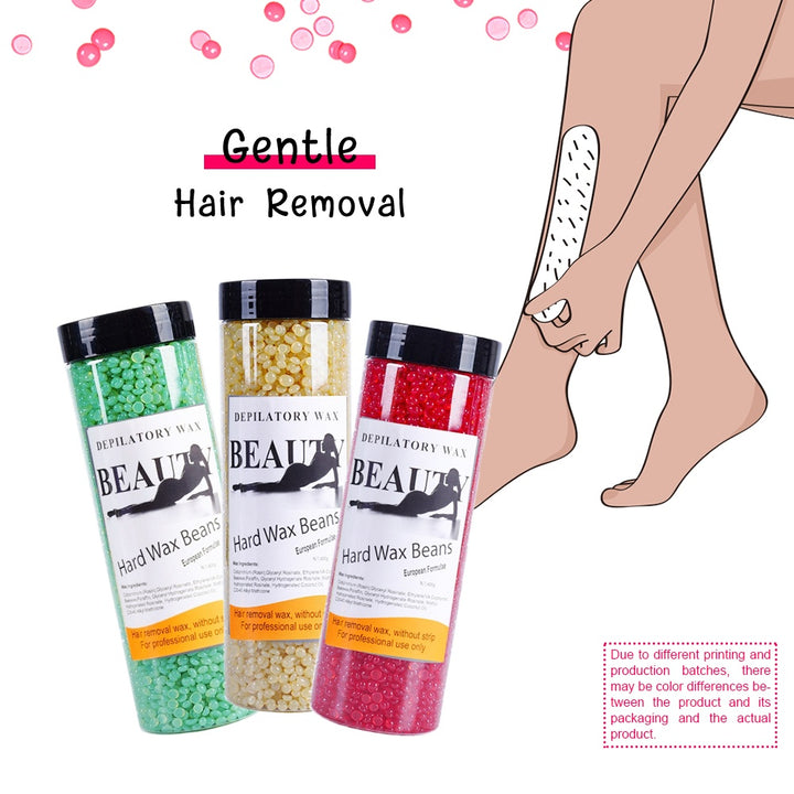 Wax Beans For Hair Removal, Brazilian Coarse Waxing For Bikini, Face, Eyebrow, Back, Chest, Legs, Armpit, At Home Waxing Beads For Women Men
