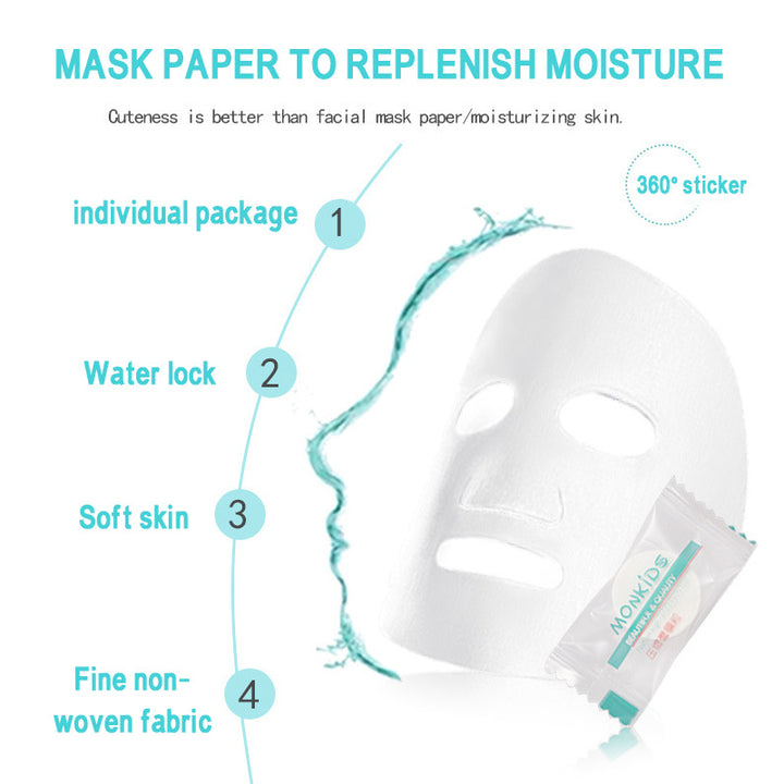 Compressed DIY Candy Mask Paper Non-woven Absorbent Mask Tablets