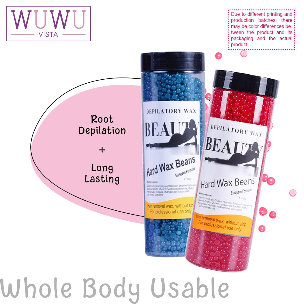 Wax Beans For Hair Removal, Brazilian Coarse Waxing For Bikini, Face, Eyebrow, Back, Chest, Legs, Armpit, At Home Waxing Beads For Women Men