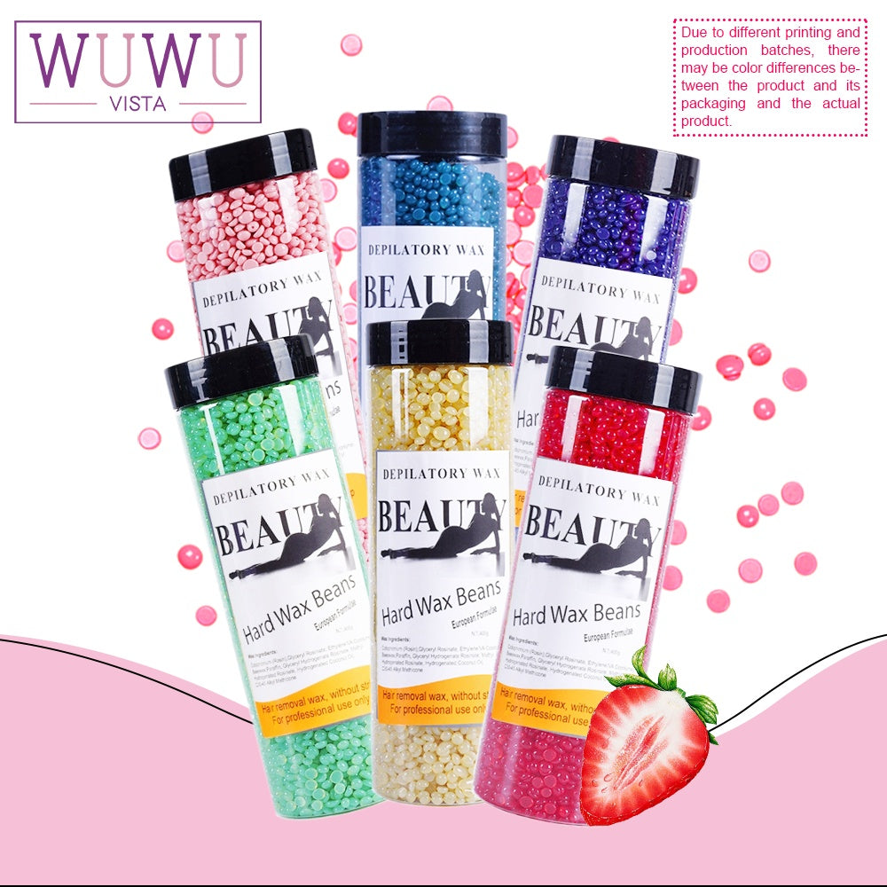 Wax Beans For Hair Removal, Brazilian Coarse Waxing For Bikini, Face, Eyebrow, Back, Chest, Legs, Armpit, At Home Waxing Beads For Women Men